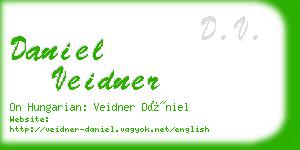 daniel veidner business card